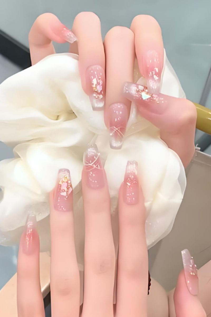 Ảnh nail tay cô dâu 14