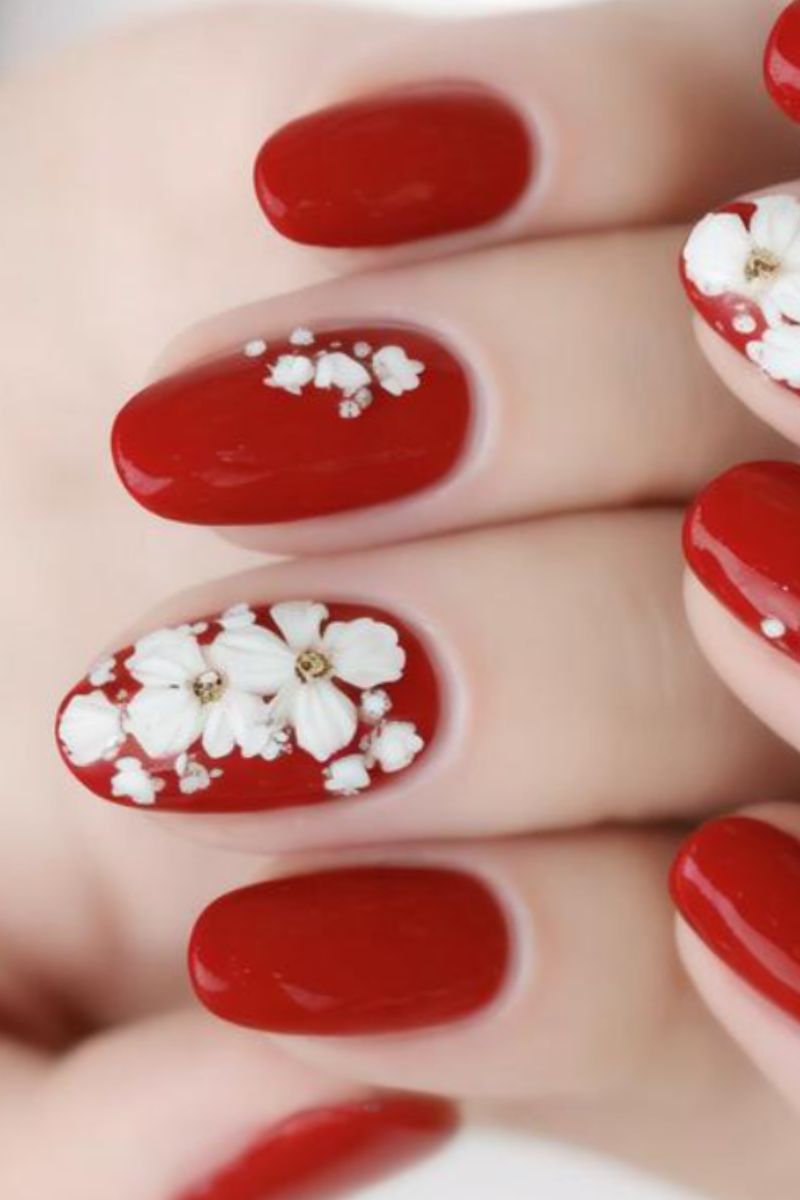 Ảnh nail tay cô dâu 15