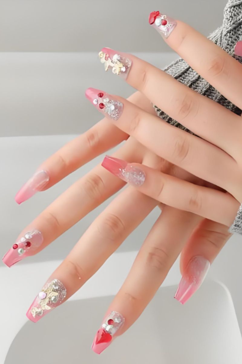 Ảnh nail tay cô dâu 25