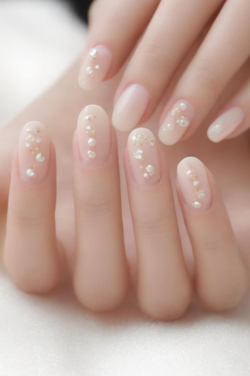 Ảnh nail tay cô dâu 4