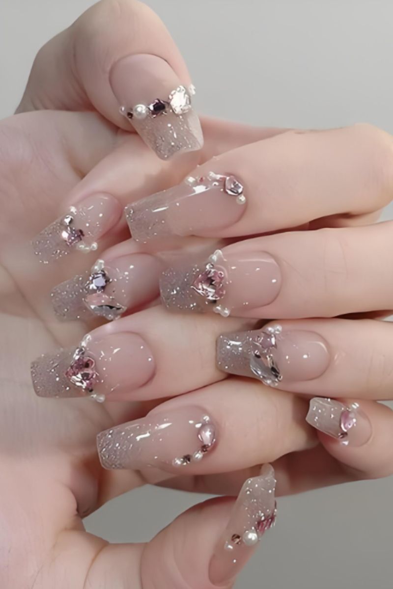 Ảnh nail tay cô dâu 6