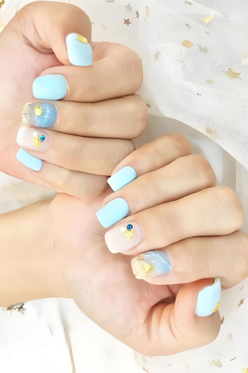 Ảnh nail tay đi biển 33