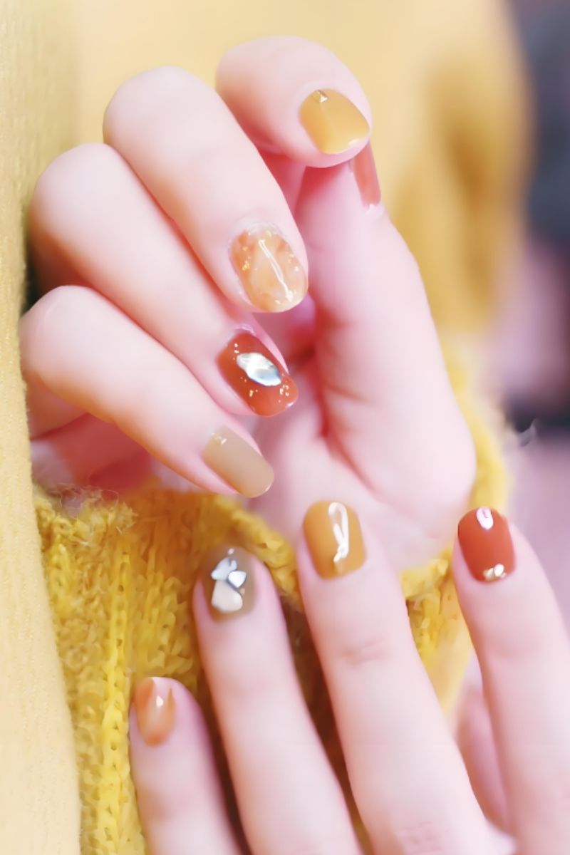 Ảnh nail tay đi biển 34