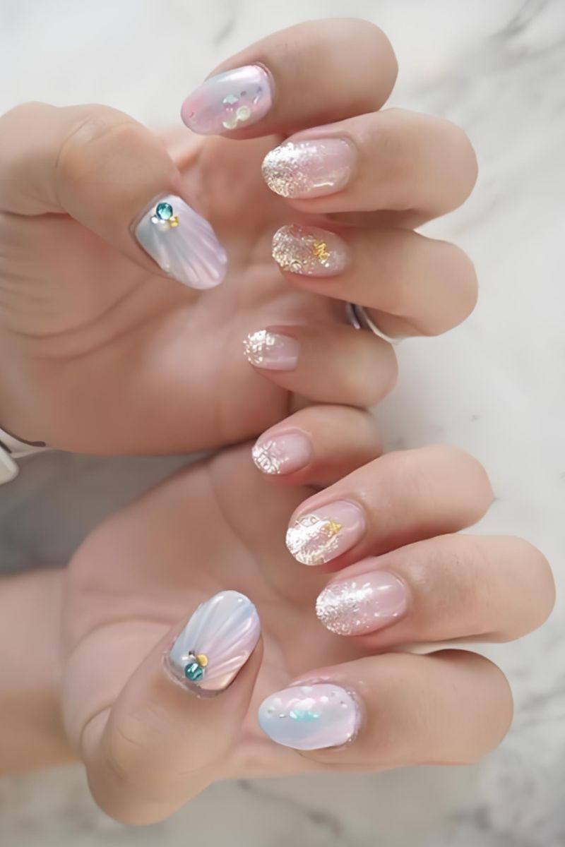 Ảnh nail tay đi biển 9 width=