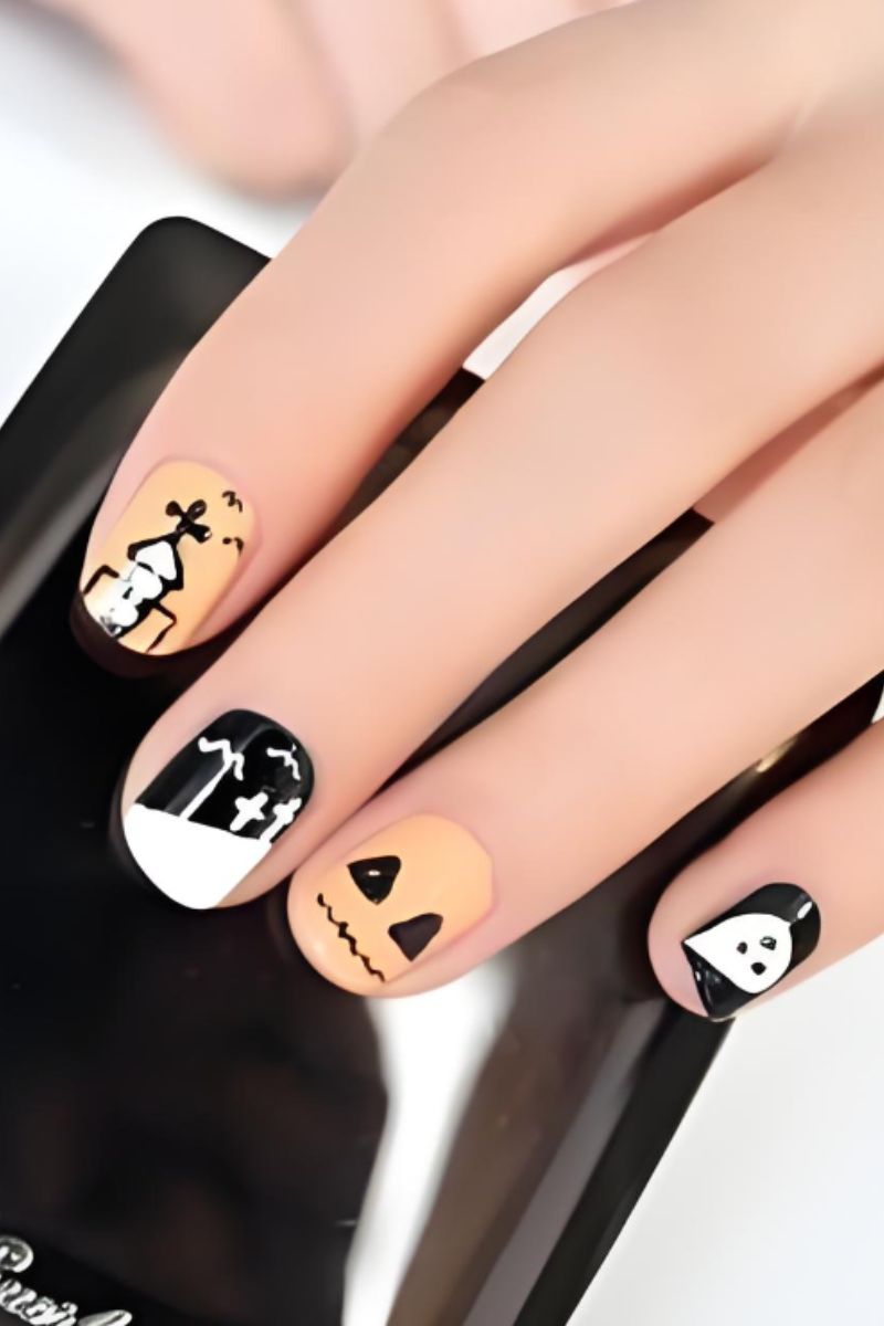 Ảnh nail tay hoạt hình 19