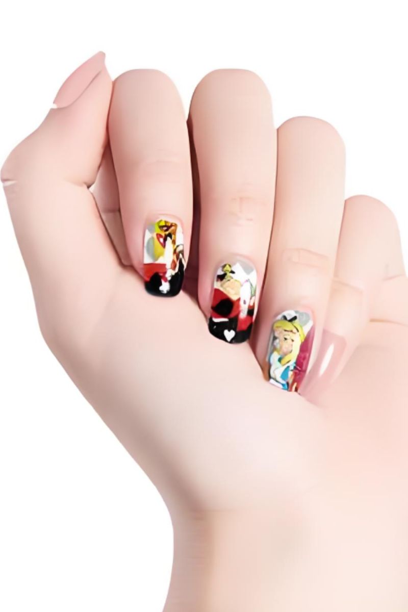 Ảnh nail tay hoạt hình 30