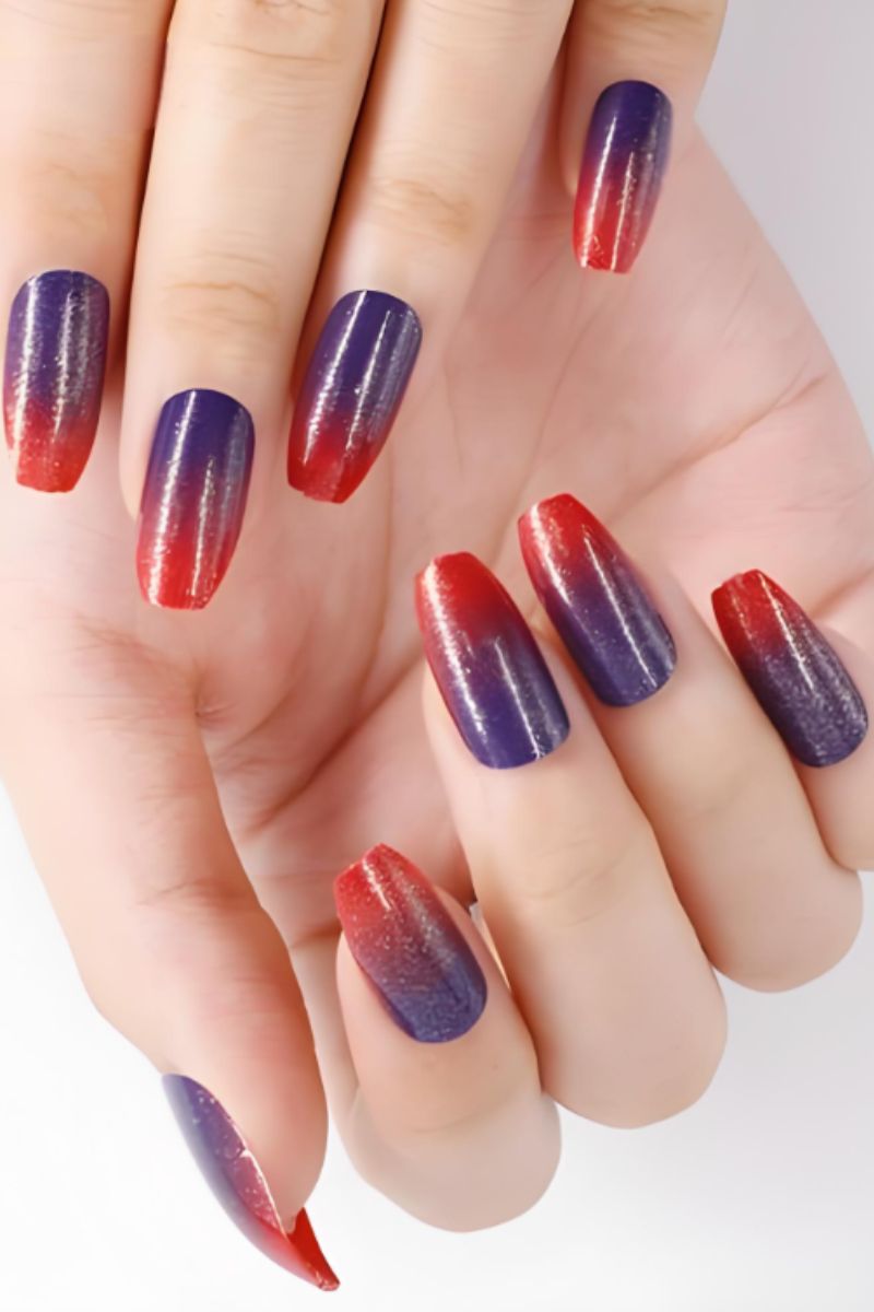 Ảnh nail tay kim tuyến 17