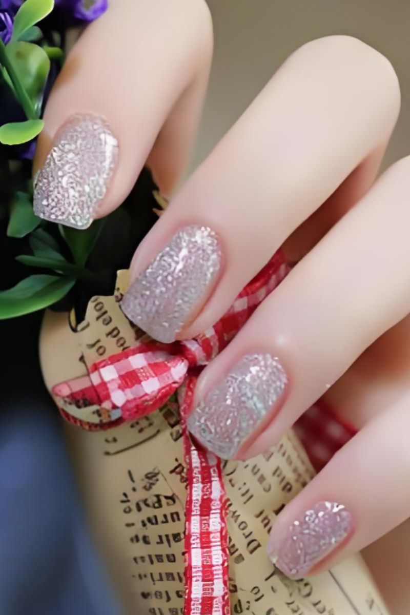 Ảnh nail tay kim tuyến 31