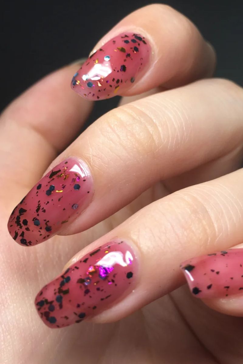 Ảnh nail tay màu thạch 34