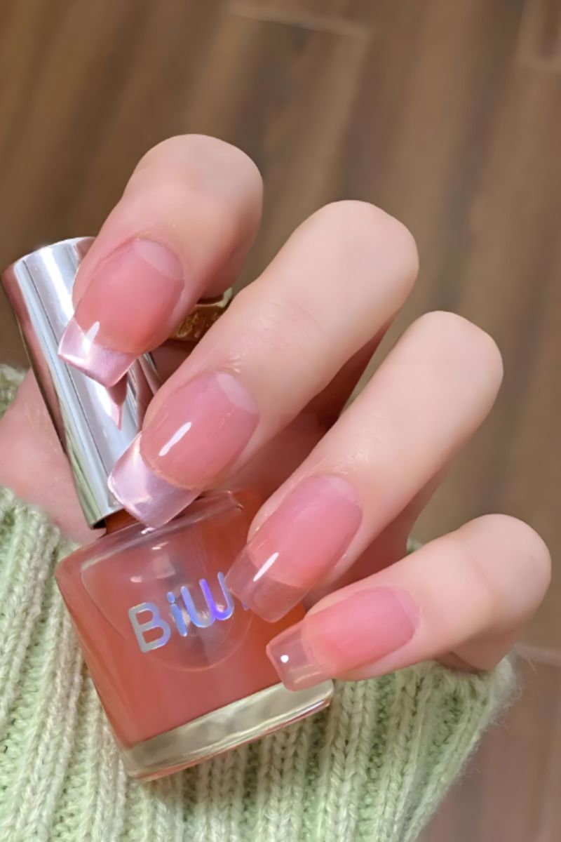 Ảnh nail tay màu thạch 4