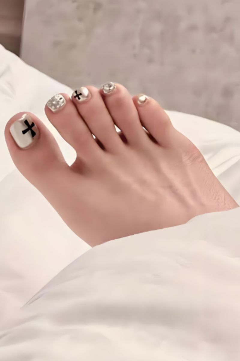 Ảnh nail tráng gương bạc 5