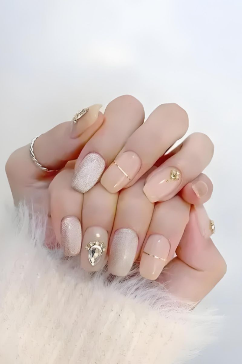 Ảnh nail xinh hàn quốc 10