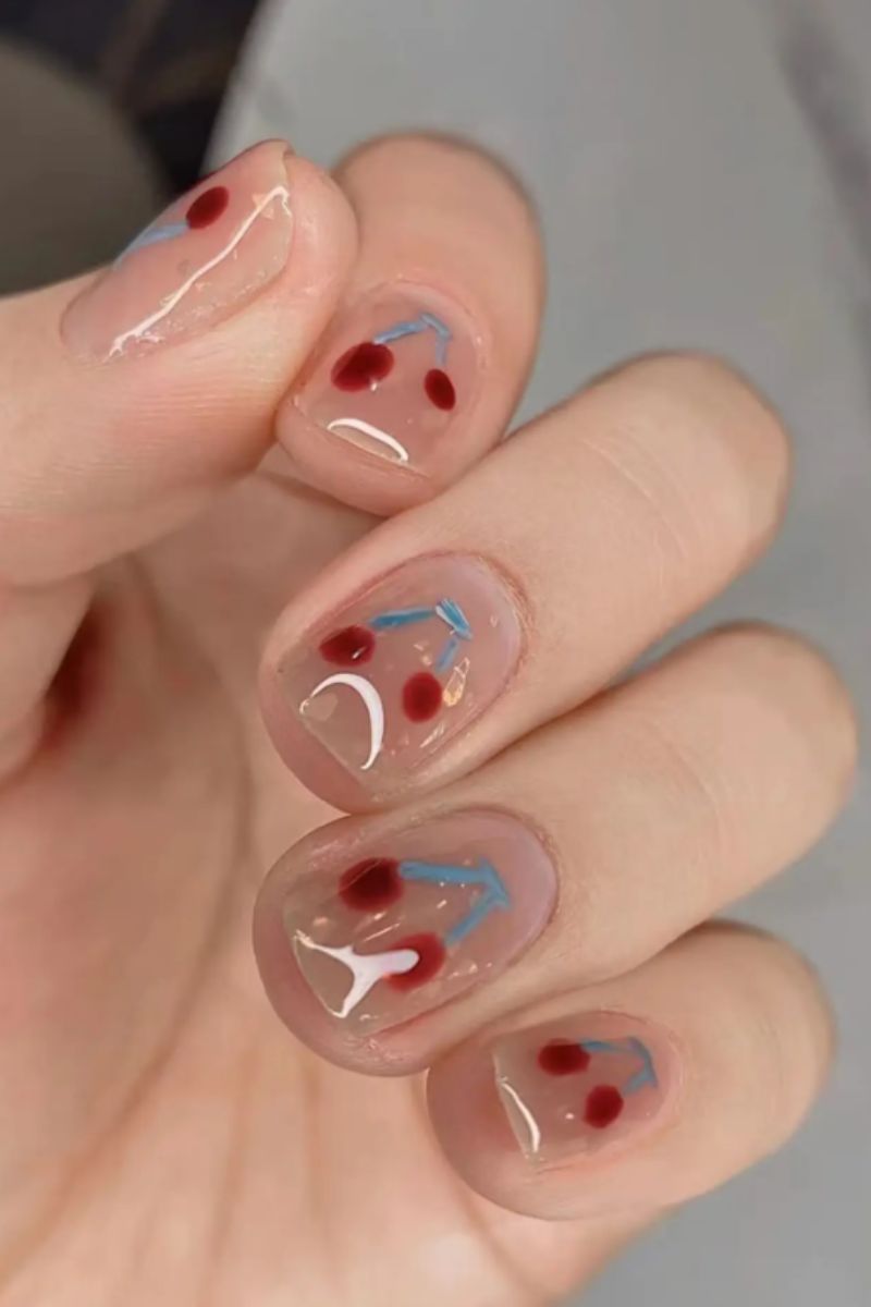 Ảnh nail xinh hàn quốc 17