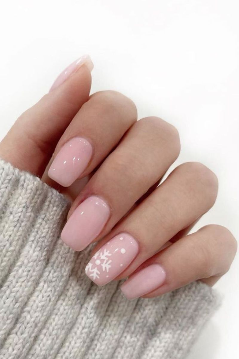 Ảnh các mẫu nail màu hồng đẹp 29