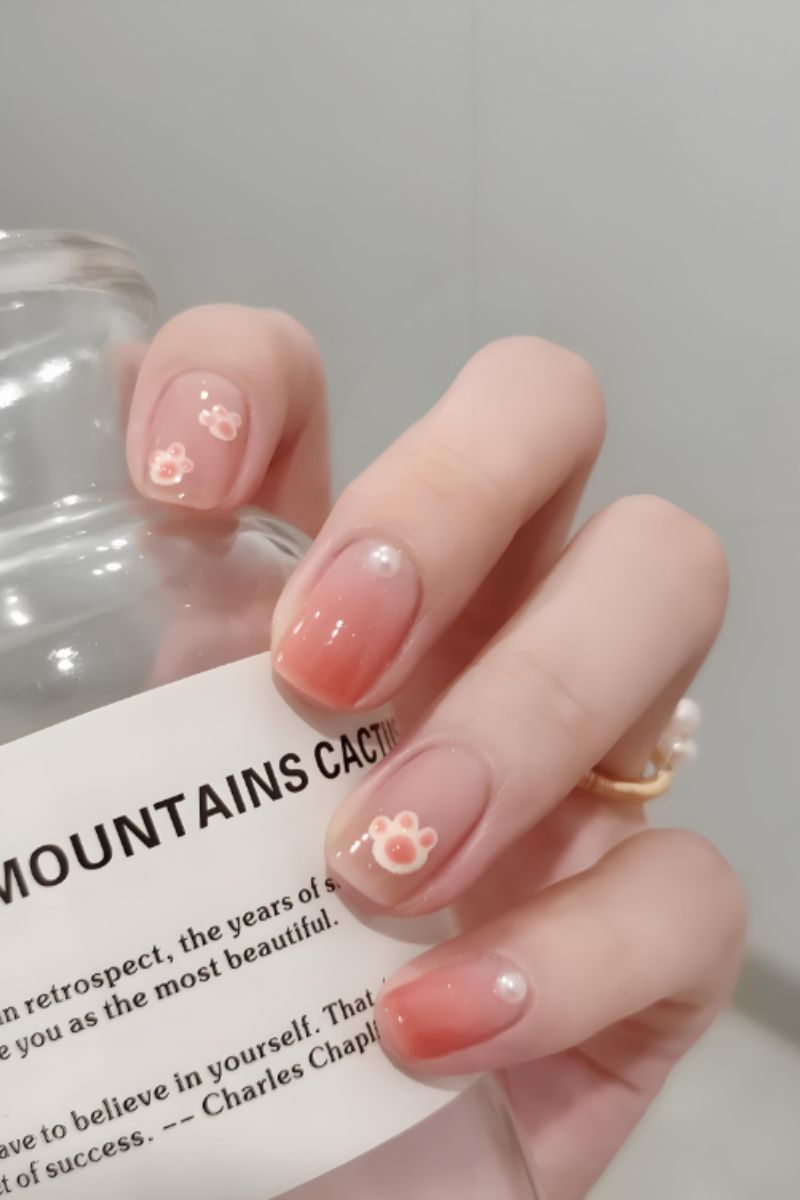 Ảnh nail chân mèo 21