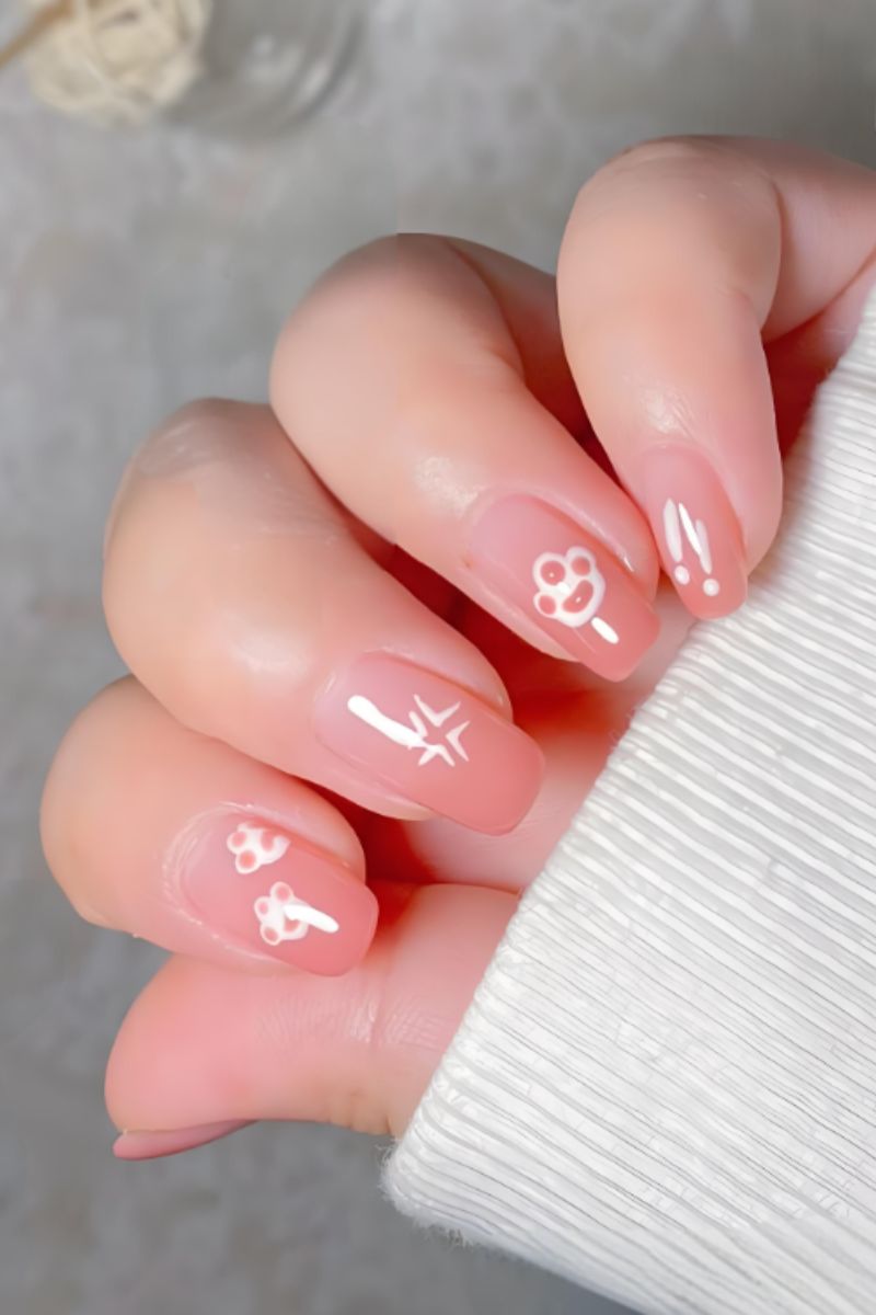 Ảnh nail chân mèo 27