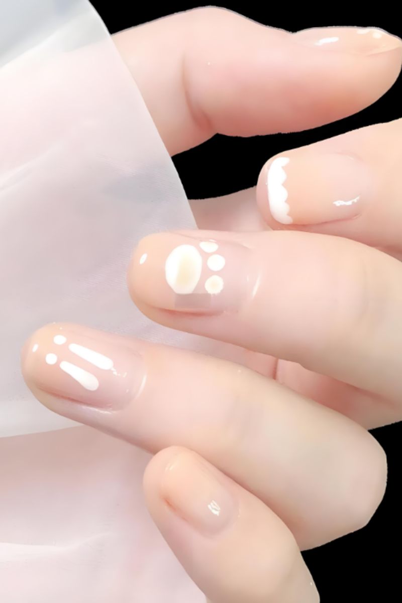 Ảnh nail chân mèo 7