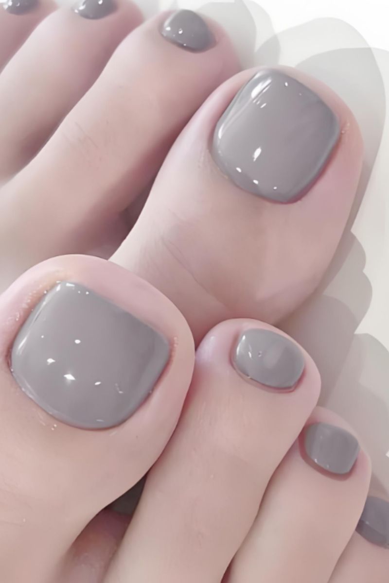 Ảnh nail chân móng ngắn 24