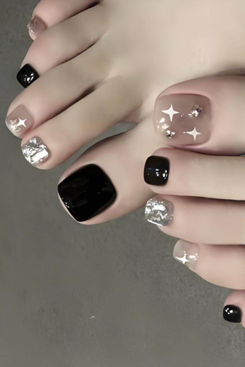 Ảnh nail chân móng ngắn 27