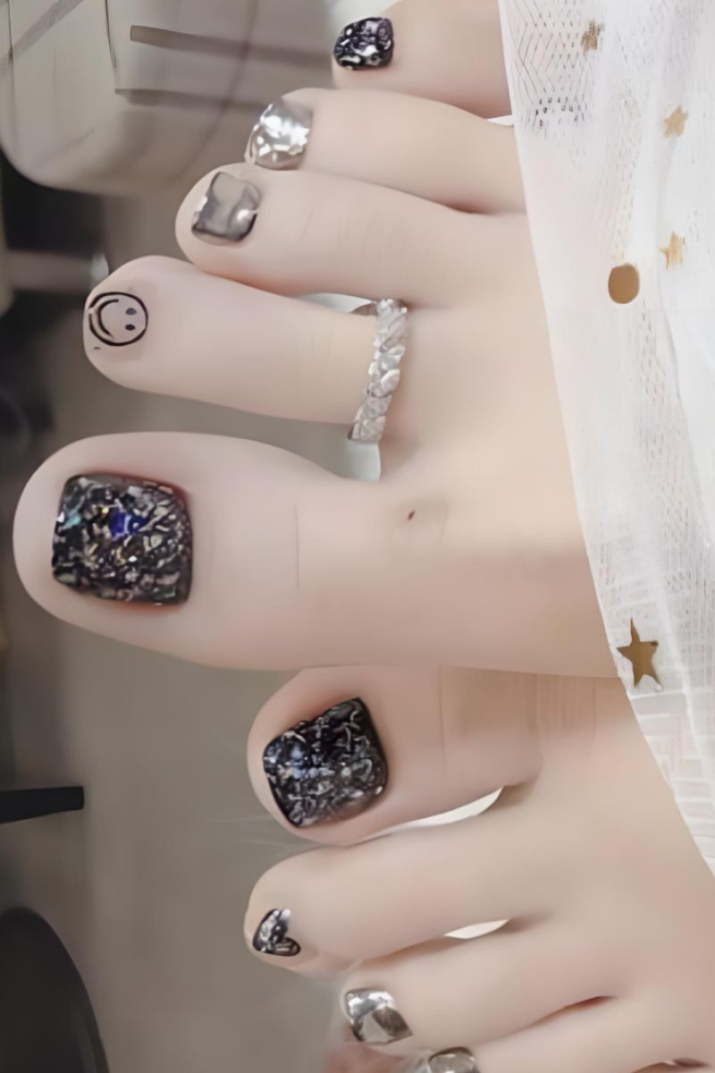 Ảnh nail chân vân đá 16