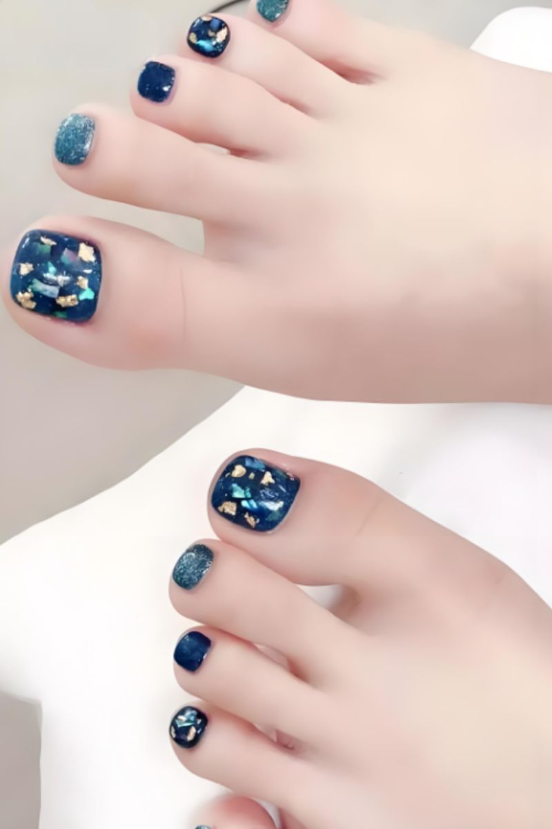 Ảnh nail chân vân đá 17