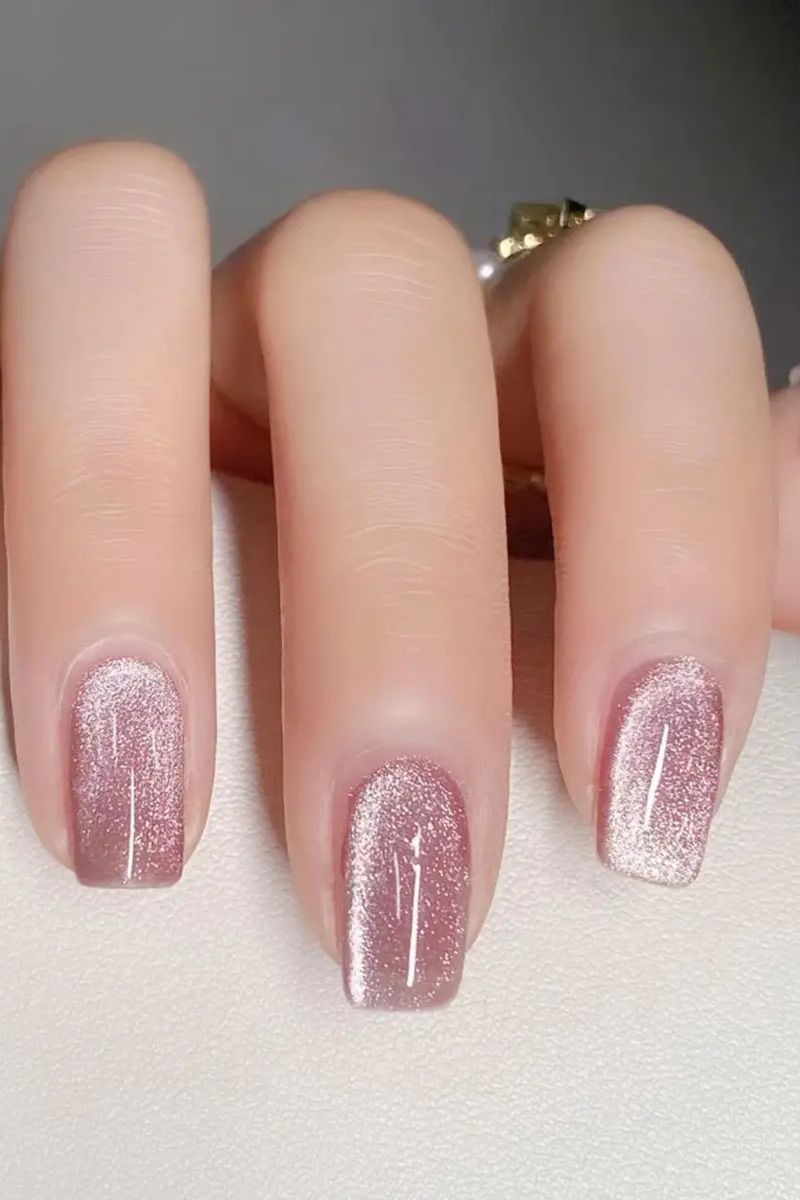 Ảnh nail tay mắt mèo sành điệu 10