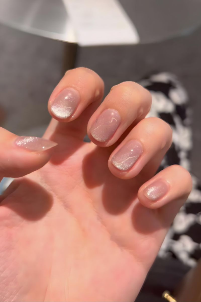 Ảnh nail tay mắt mèo sành điệu 15