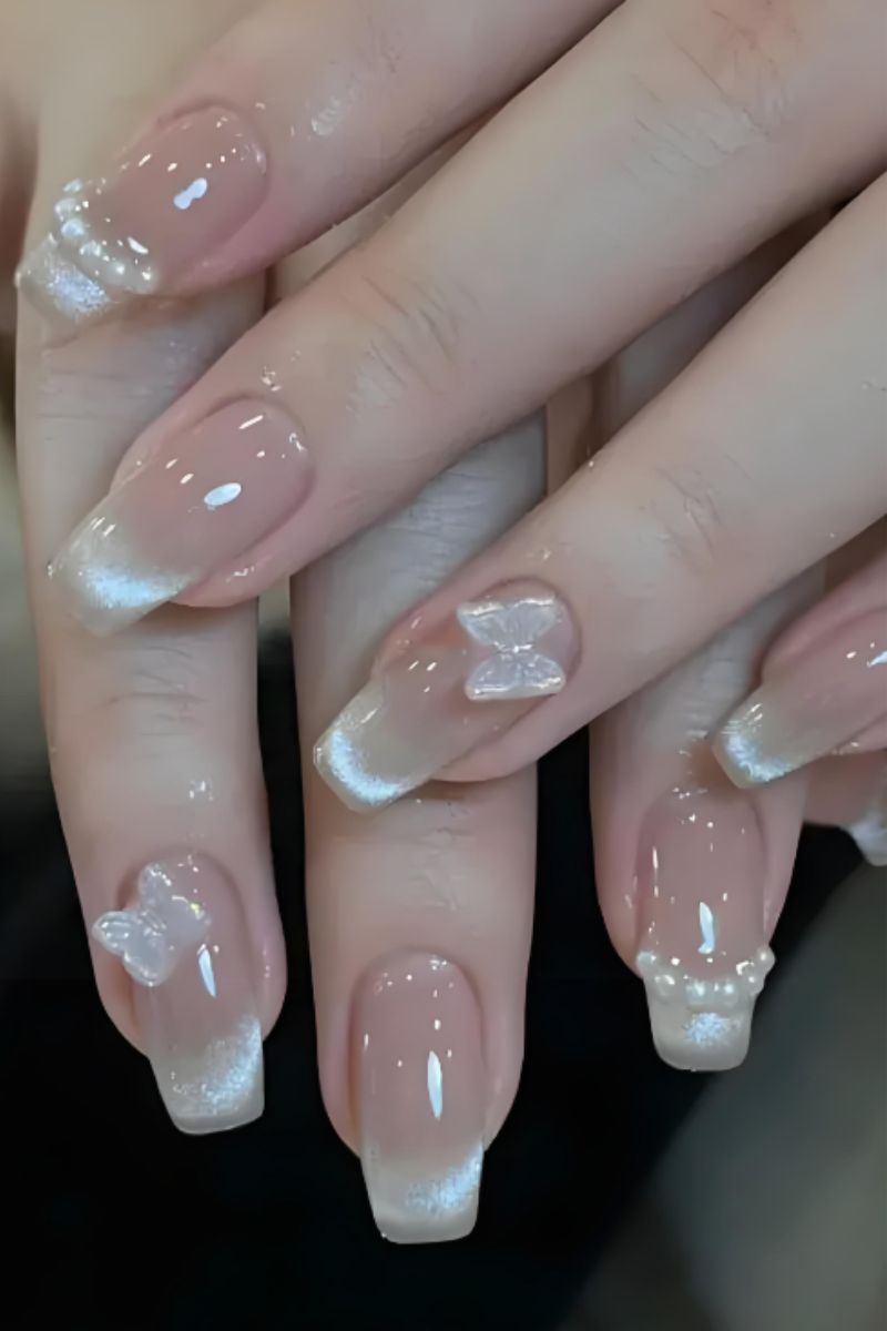 Ảnh nail tay mắt mèo 7