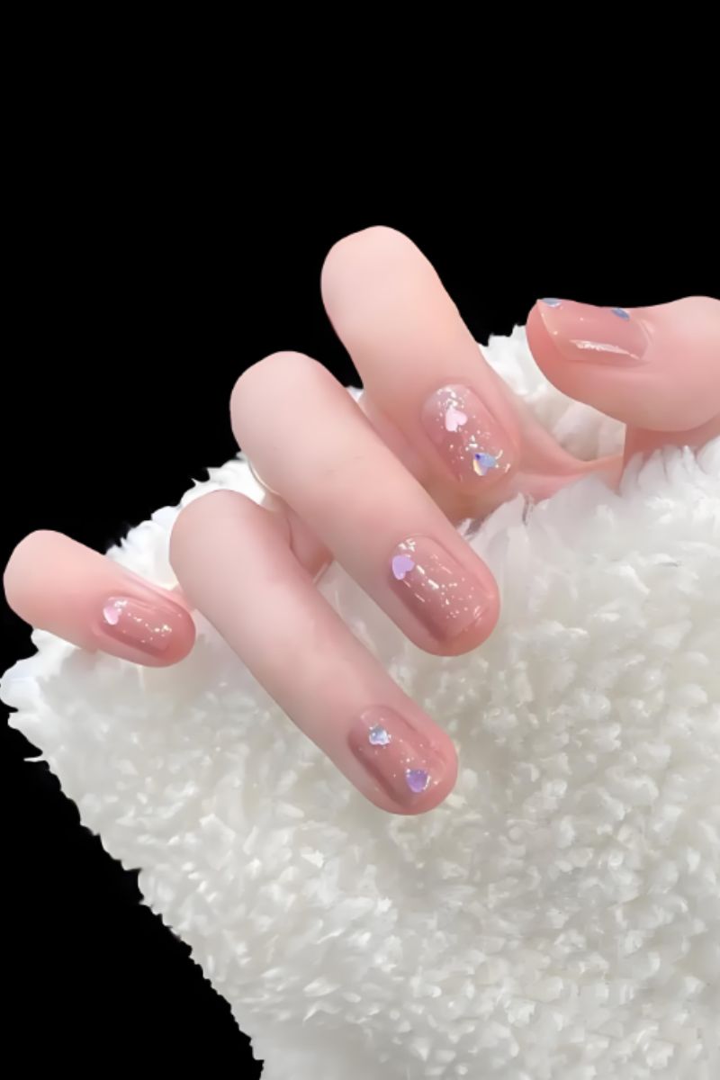 Ảnh nail tay móng ngắn 16