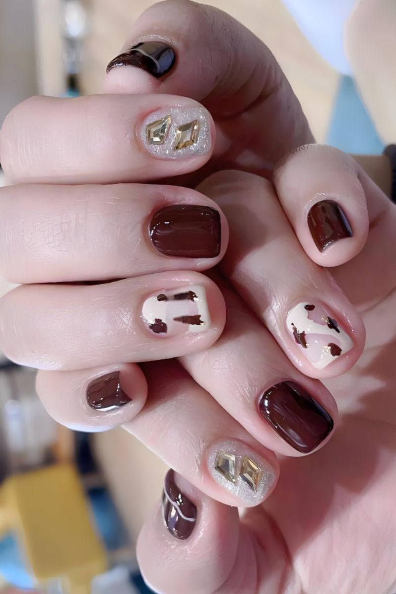 Ảnh nail tay móng ngắn 18