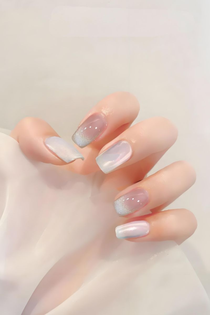 Ảnh nail tay móng ngắn 19