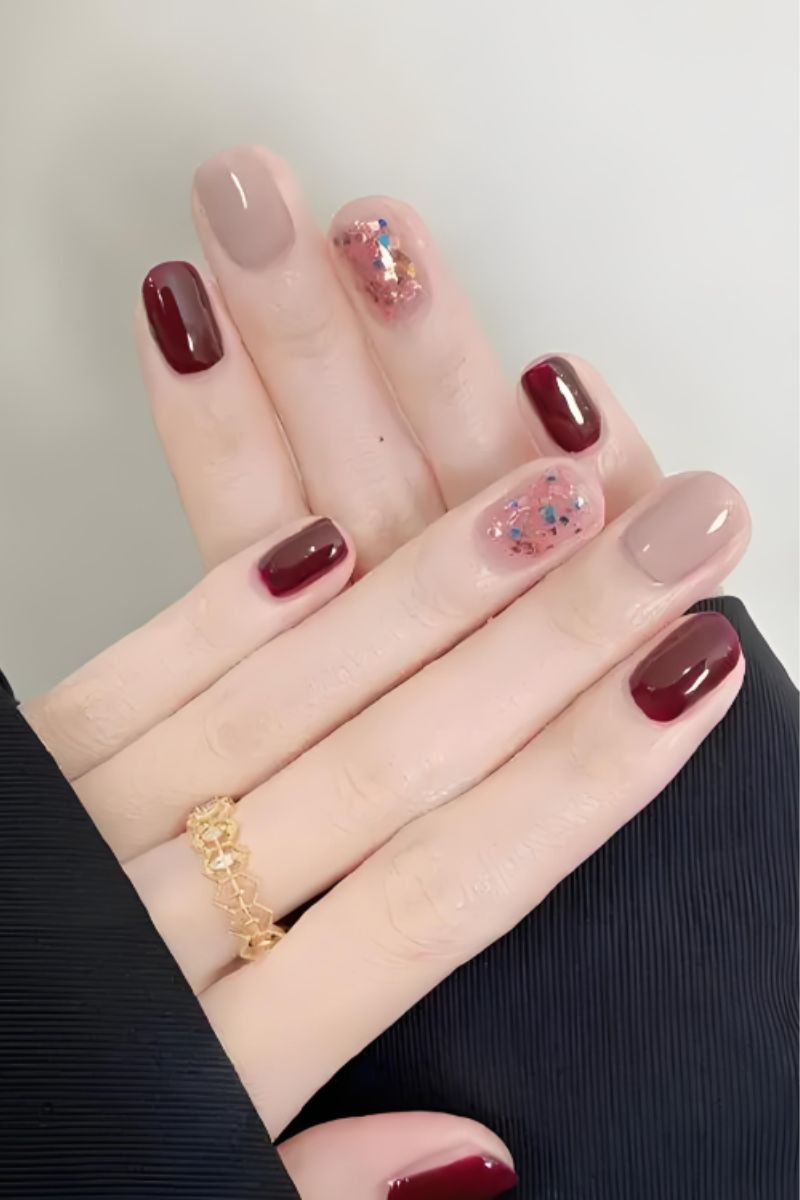 Ảnh nail tay móng ngắn 2