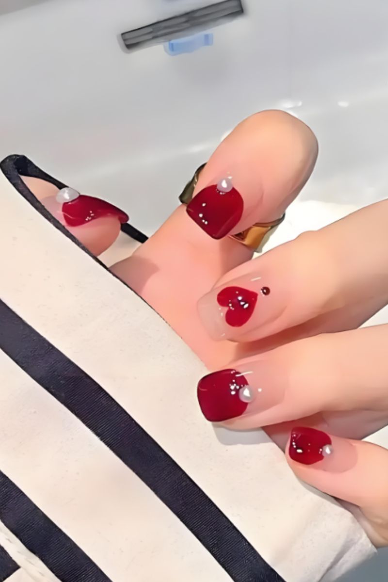 Ảnh nail tay móng ngắn 21