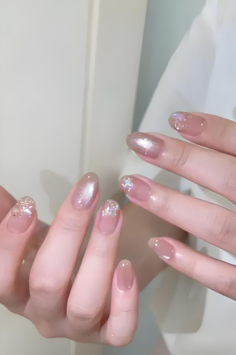 Ảnh nail tay móng ngắn 23