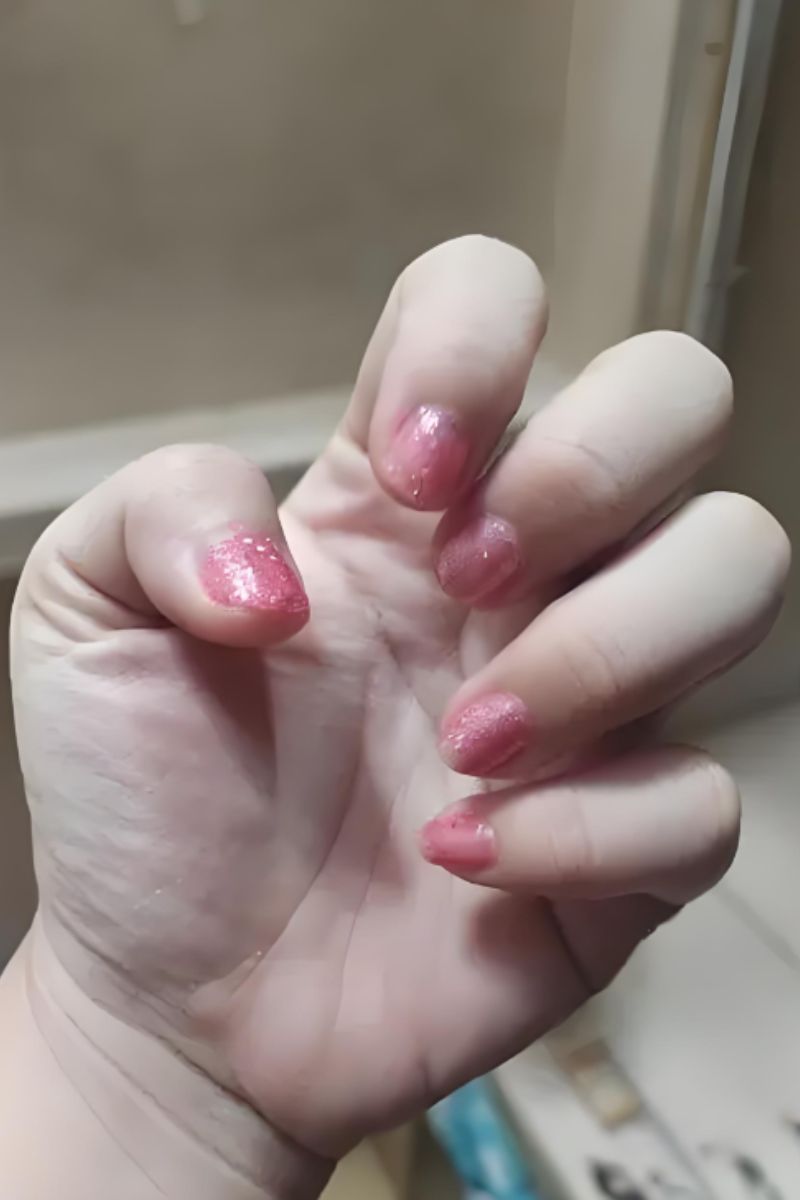 Ảnh nail tay móng ngắn 6